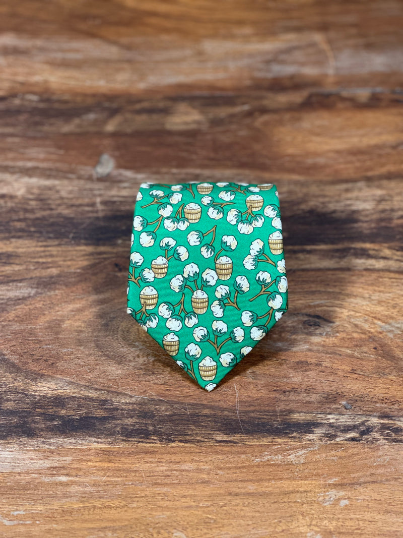 Corbata Hermés verde