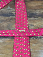 Corbata Hermés roja