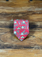 Corbata Hermés roja