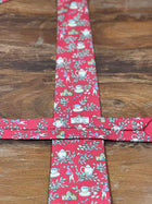 Corbata Hermés roja