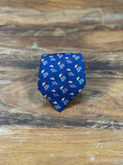 Corbata Hermés azul