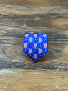 Corbata Hermés azul