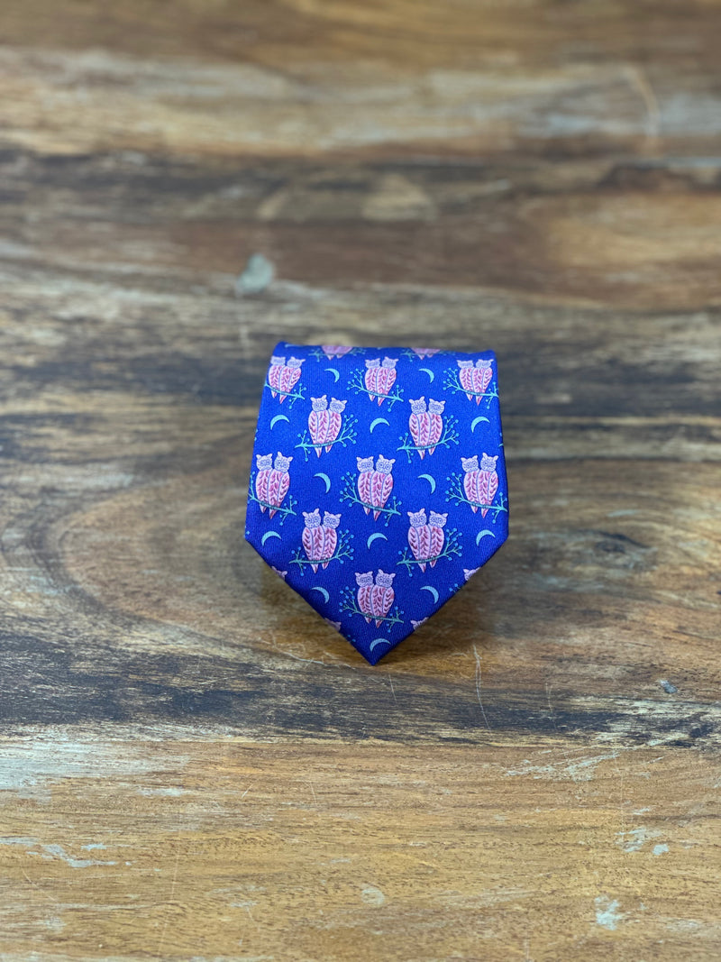 Corbata Hermés azul