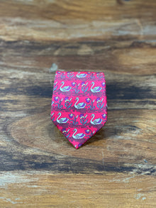 Corbata Hermés roja