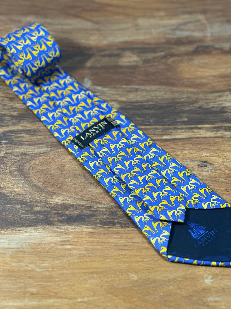 Corbata Lanvin azul