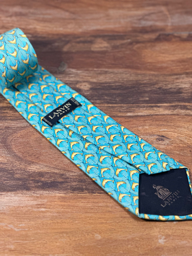 Corbata Lanvin verde